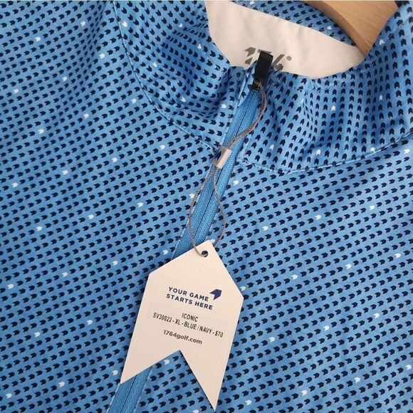 1764 Iconic Quarter Zip Golf Pullover shirt new with tags - Picture 5 of 10